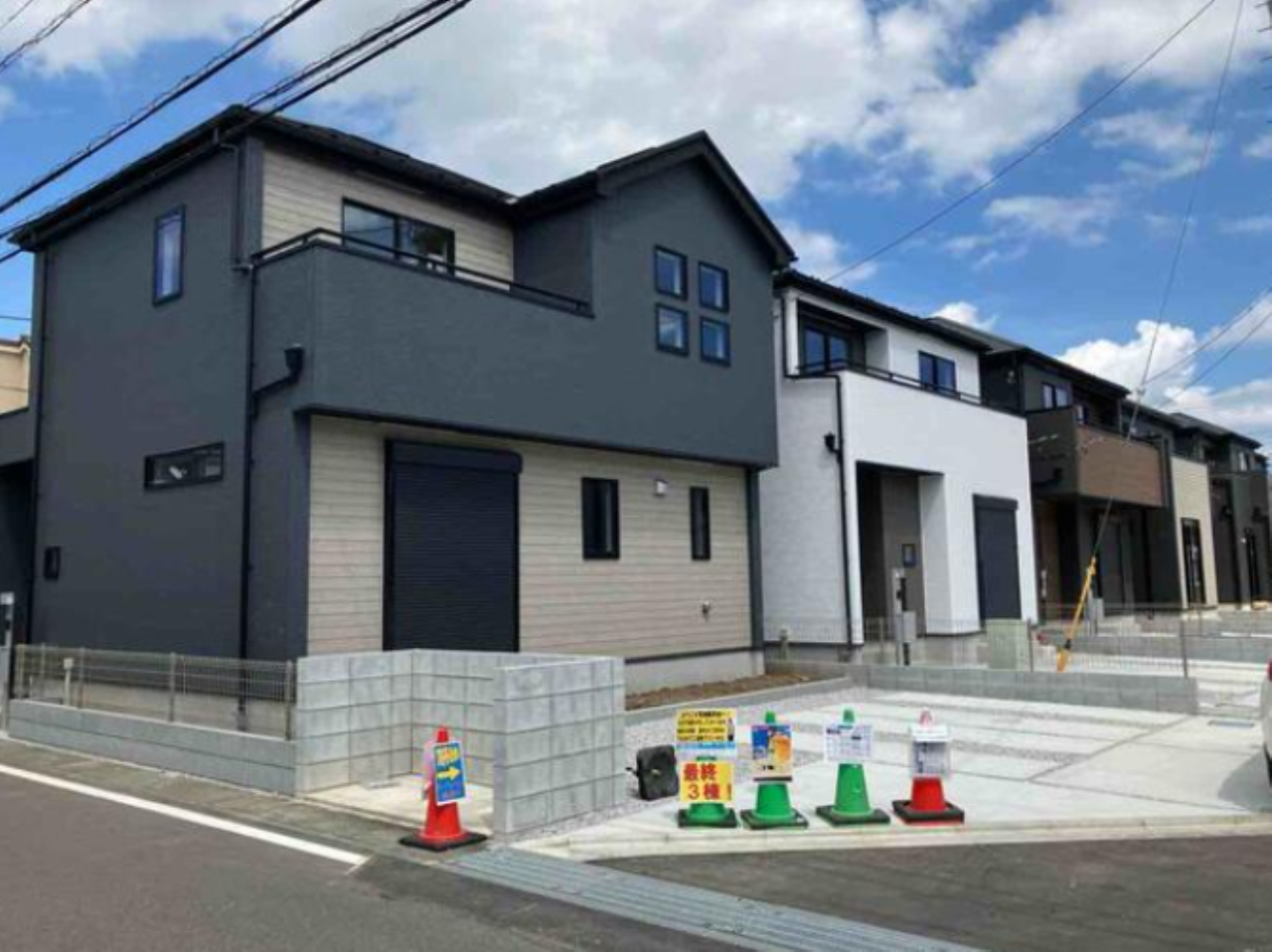 川越市木野目８期　新築一戸建て　全６棟現場　１号棟