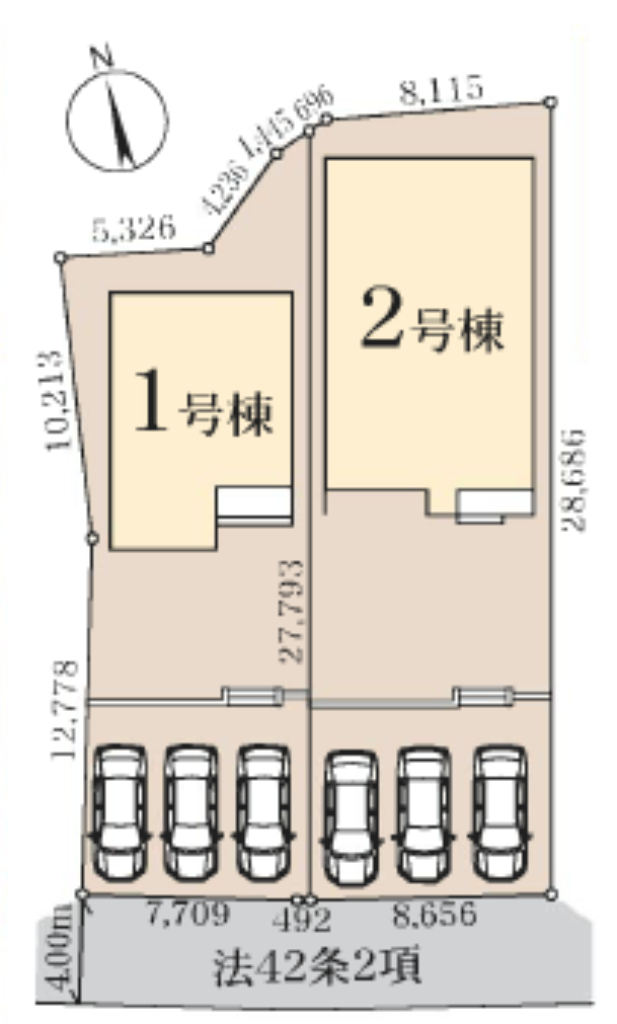 東松山市日吉町　新築一戸建て　全２棟現場　新築仲介手数料無料！_画像2