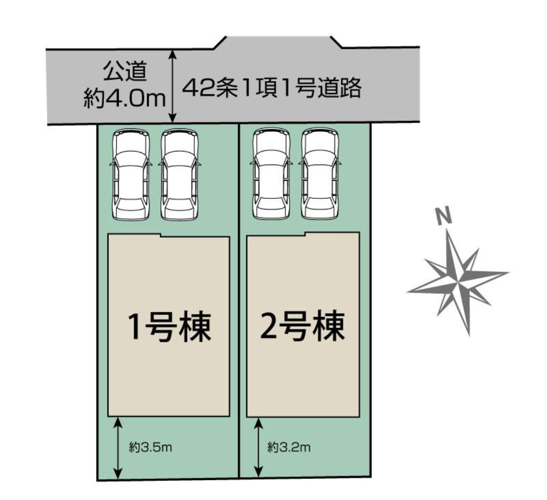 坂戸市中富町６期　新築一戸建て全２棟　１号棟_画像2