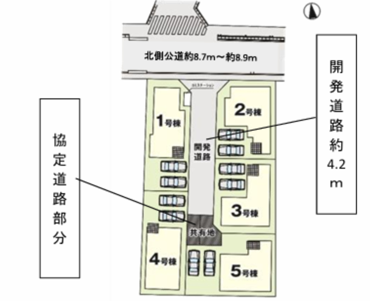 川越市今成１期　新築 戸建　全５棟現場　仲介手数料無料_画像2