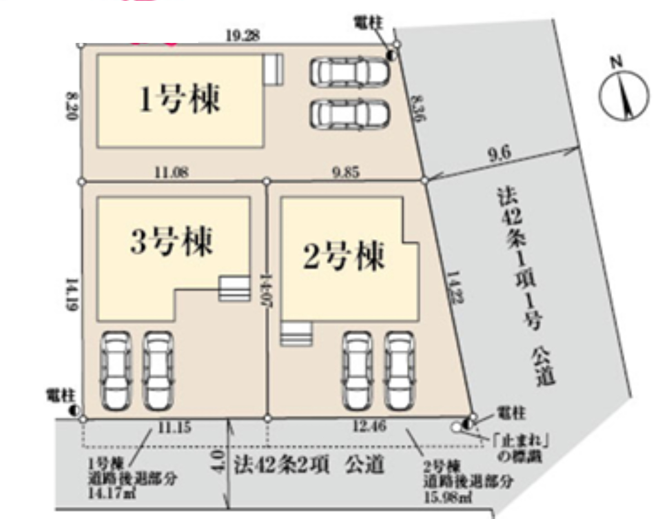 川越市山田第７　新築一戸建て　全３棟現場　新築仲介手数料無料_画像2