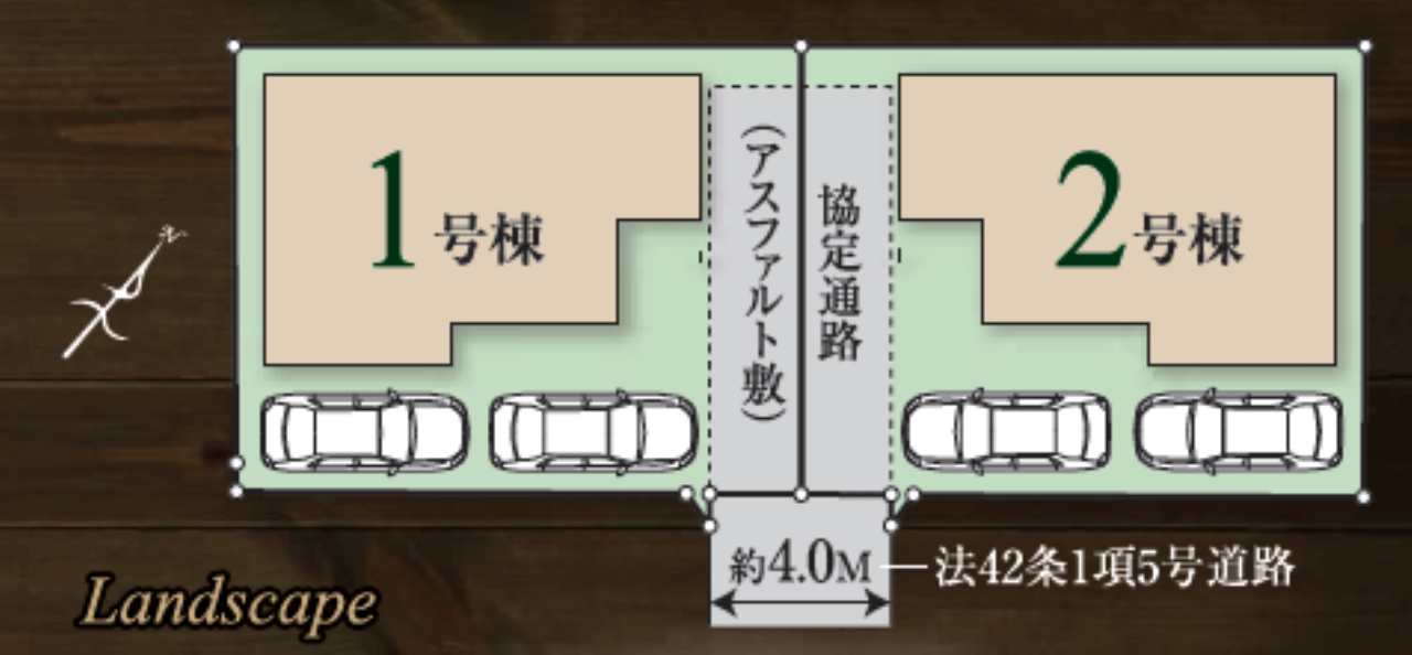 川越市旭町７期　新築一戸建て　全２棟現場　仲介手数料無料_画像2