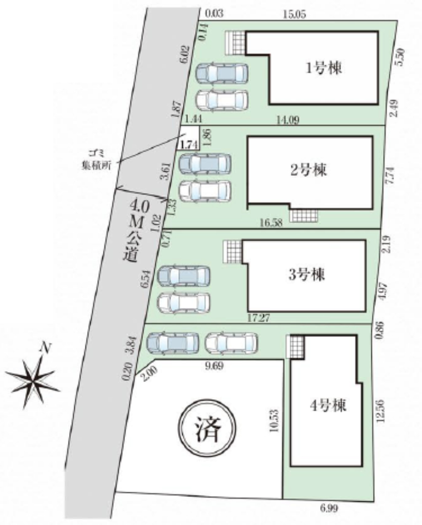 川越市今成１３期　新築一戸建て　全５棟現場　新築仲介手数料０円無料！_画像2