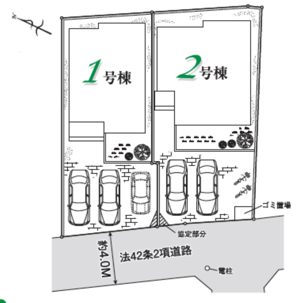 川越市鯨井　新築一戸建て　全２棟現場　新築仲介手数料０円無料！_画像2