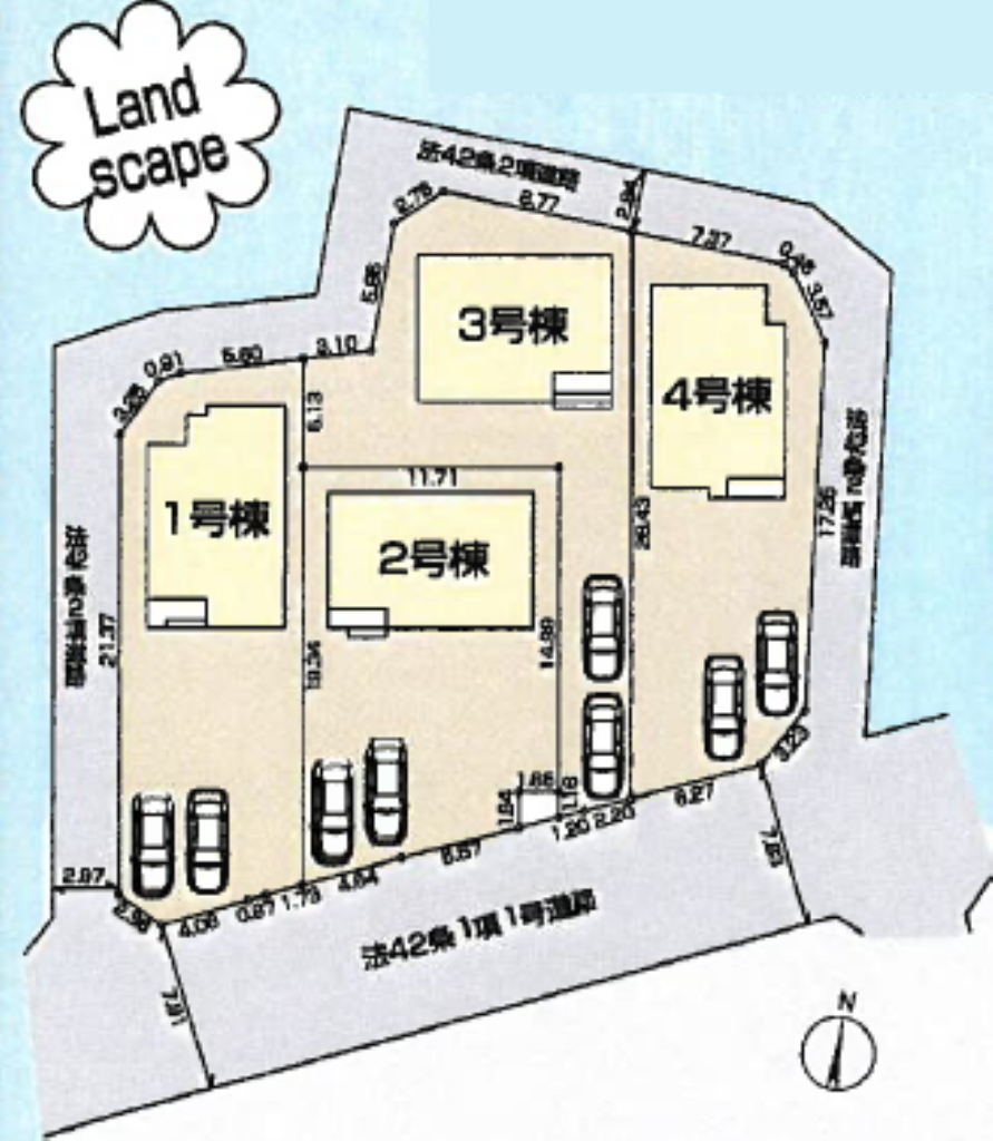 川越市大袋　新築一戸建て　全４棟現場　仲介手数料無料_画像2