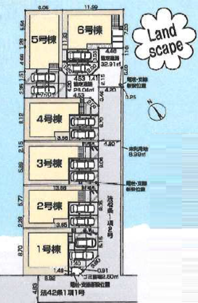 川越市藤木町　新築一戸建て　全６棟現場　仲介手数料無料_画像2