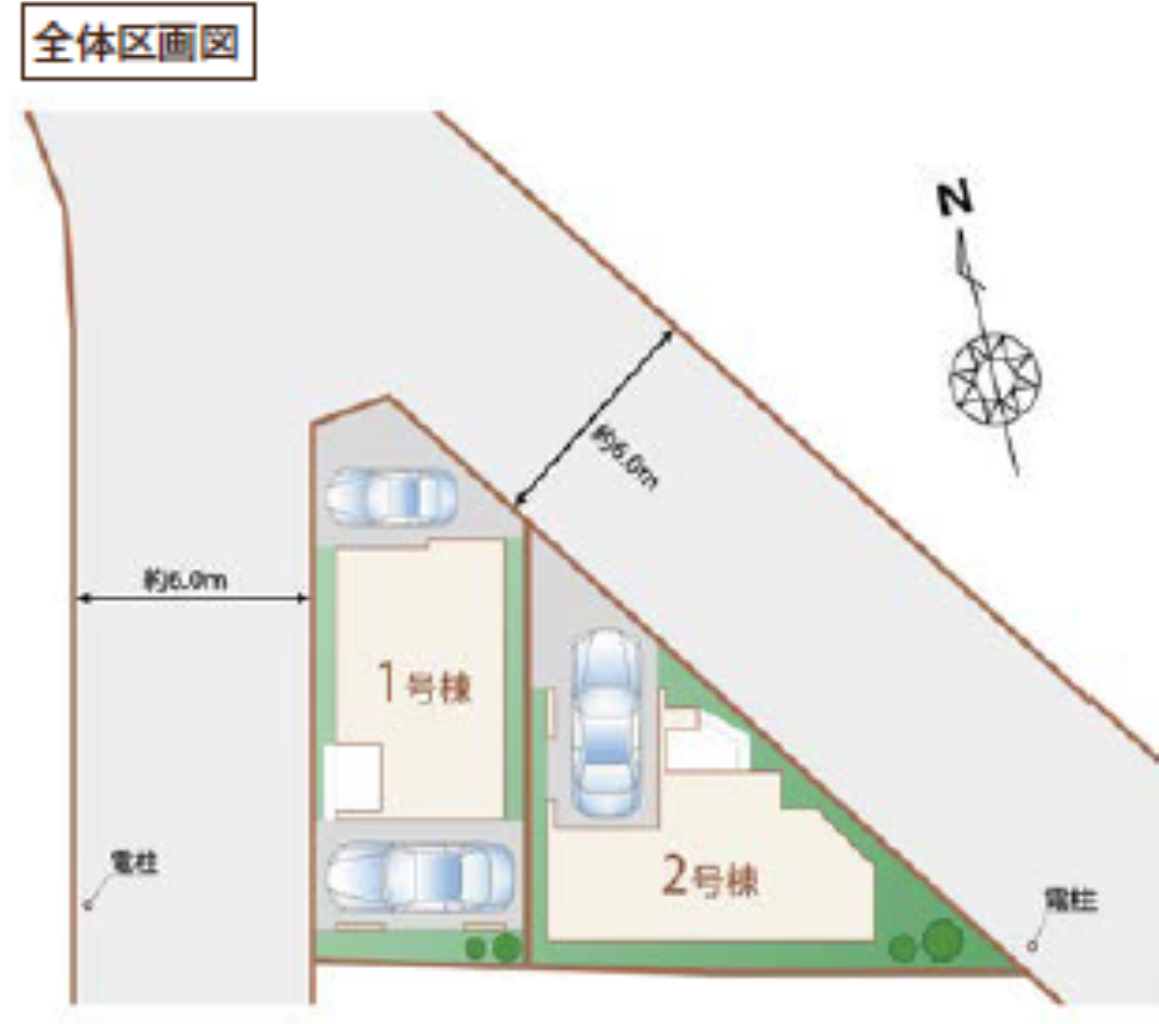 川越市新宿町　新築一戸建て　全２棟現場　仲介手数料無料_画像2