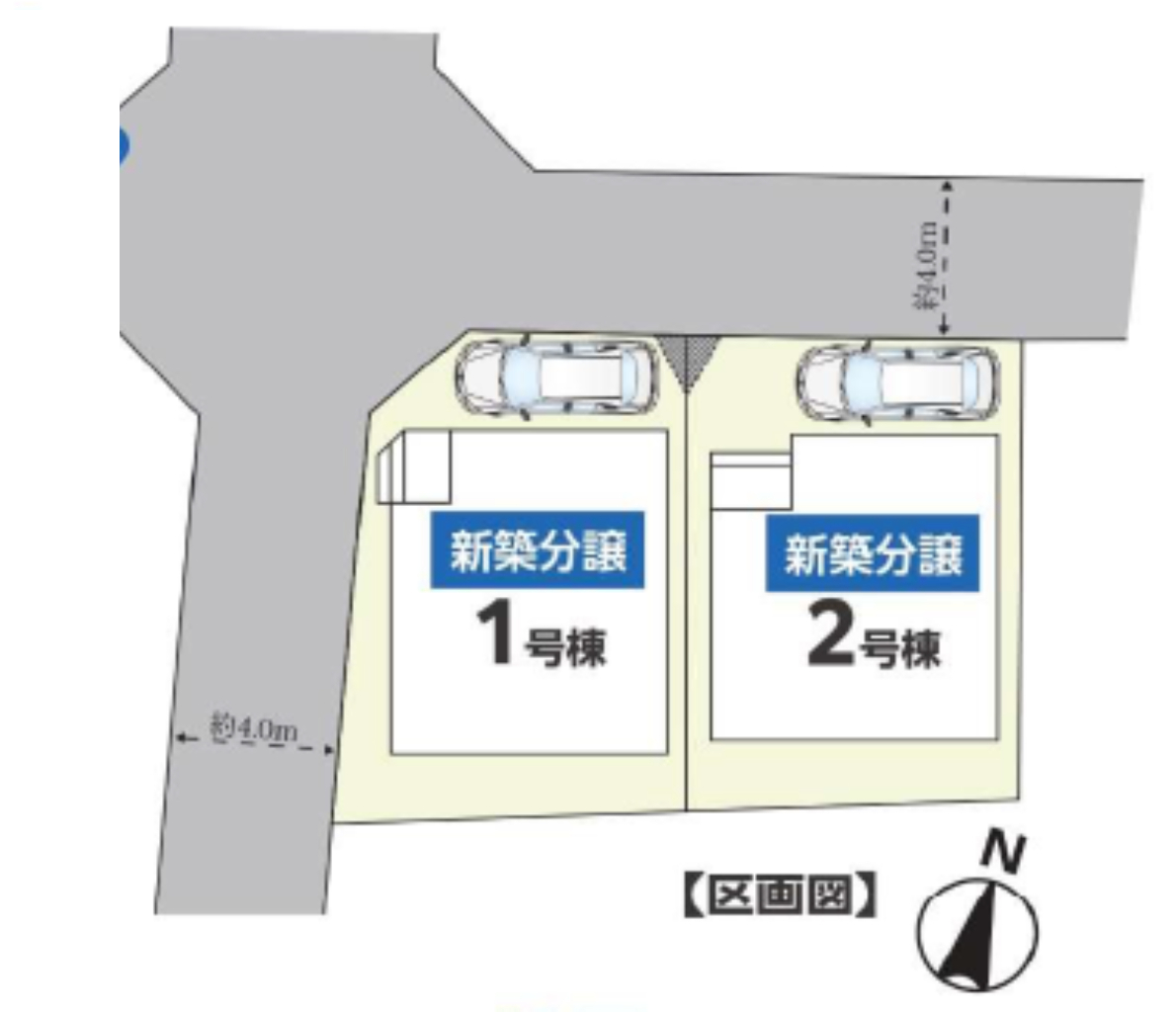 川越市砂第６　新築一戸建て　全２棟現場　新築仲介手数料０円無料！_画像2