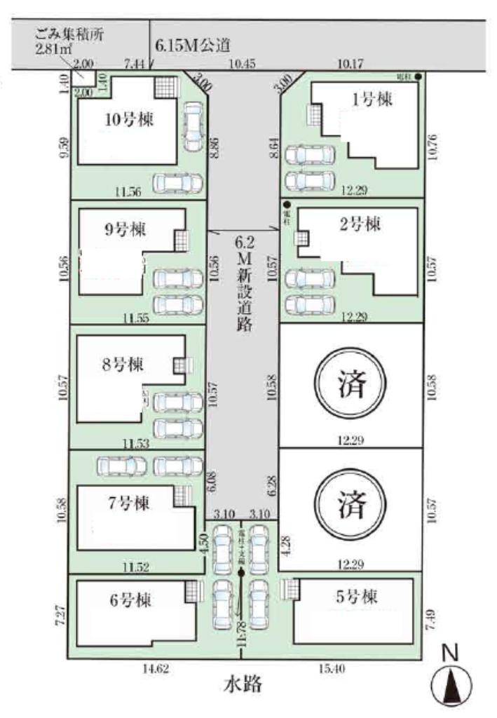 川越市宮元町４期　新築一戸建て　全１０棟現場　新築仲介手数料０円無料！_画像2