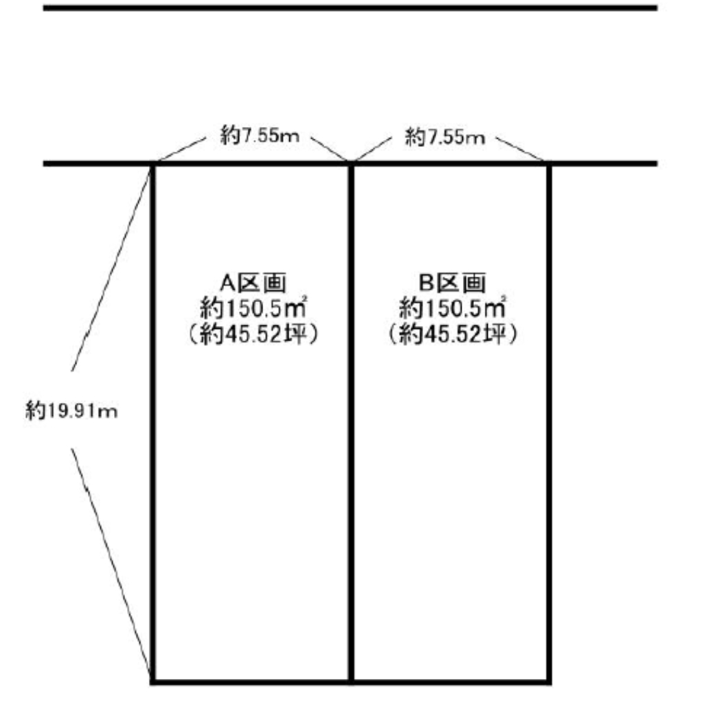 坂戸市泉町３丁目　建築条件無し売地　全２区画_画像3