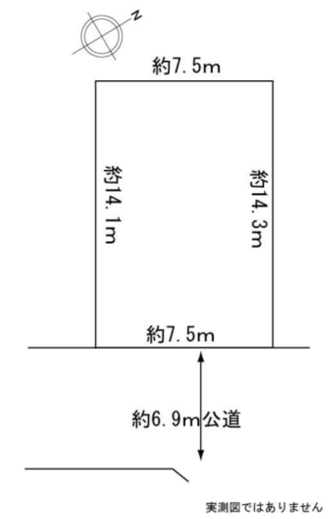 川越市川鶴１丁目　建築条件無し売地　全２区画_画像3