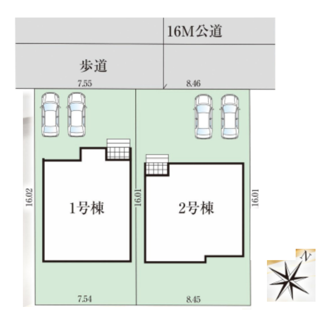 川越市かすみ野２０期　新築一戸建て　全２棟現場　新築仲介手数料０円無料！_画像3