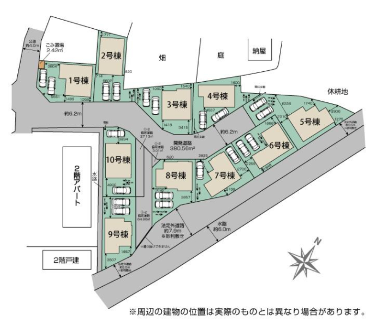 川越市今成３丁目　新築一戸建て　全１０棟現場　新築仲介手数料０円無料！_画像3