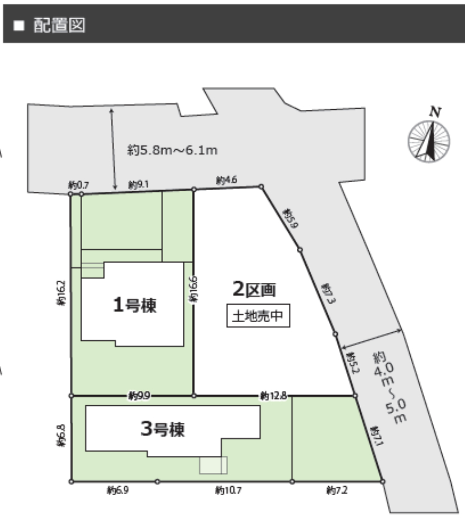 比企郡川島町中山　新築一戸建て　全２棟現場_画像3