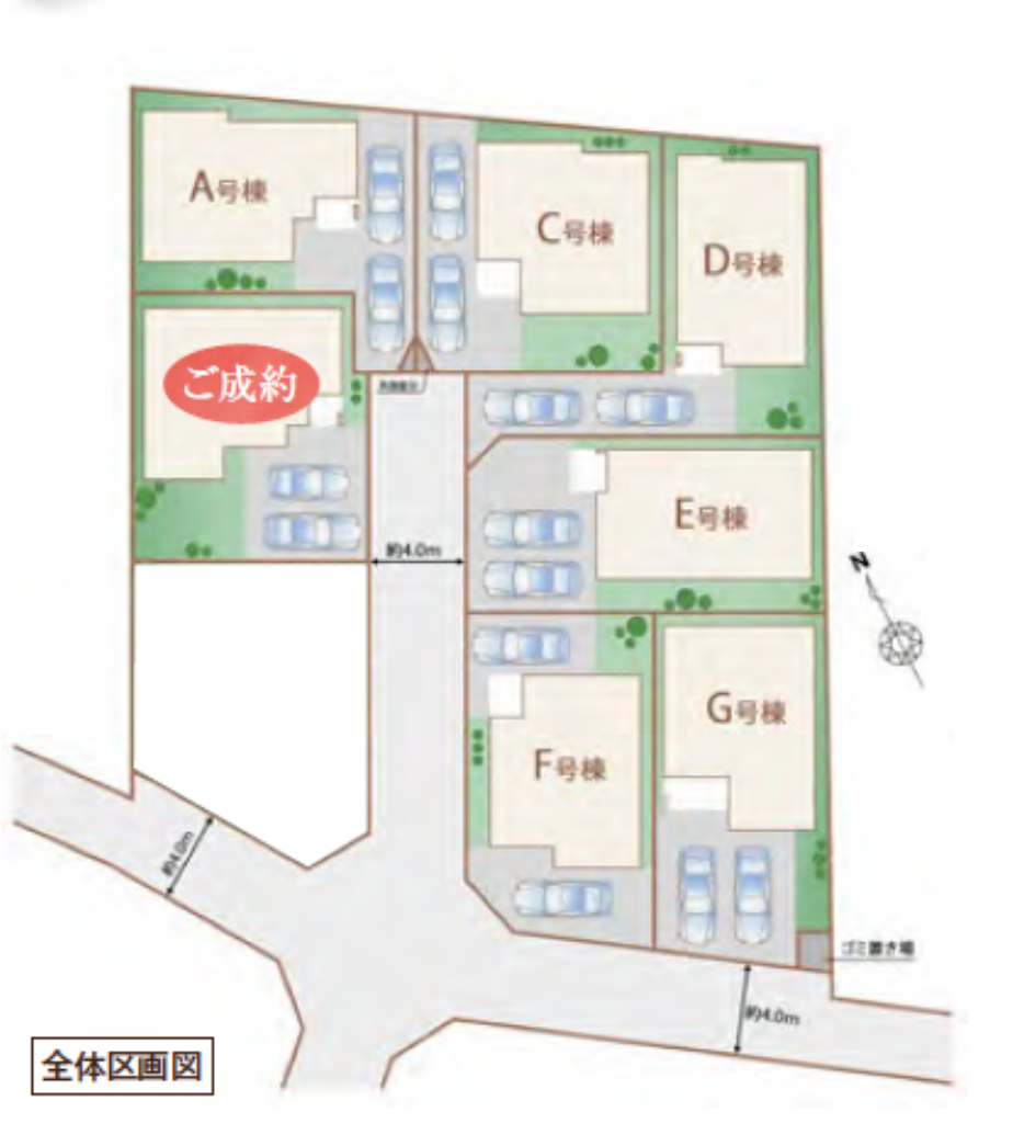 川越市南大塚６丁目　新築一戸建て　全７棟現場　新築仲介手数料０円無料！_画像3