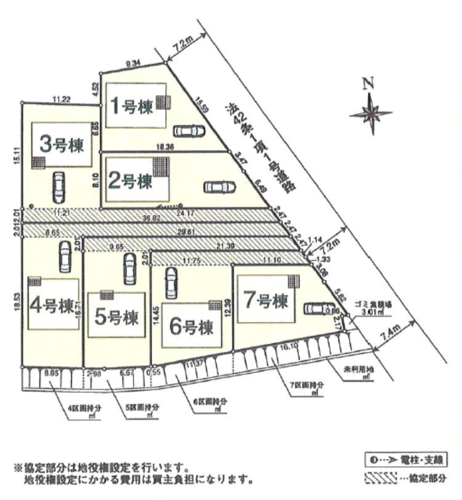 比企郡川島町吹塚第３　新築一戸建て　全７棟現場　新築仲介手数料０円無料！_画像3