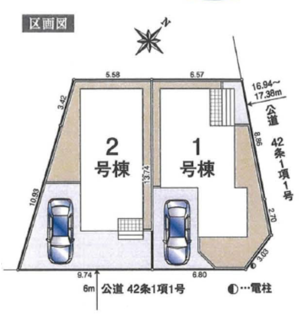 川越市砂新田第１８　新築一戸建て　全２棟現場　新築仲介手数料０円無料！_画像3