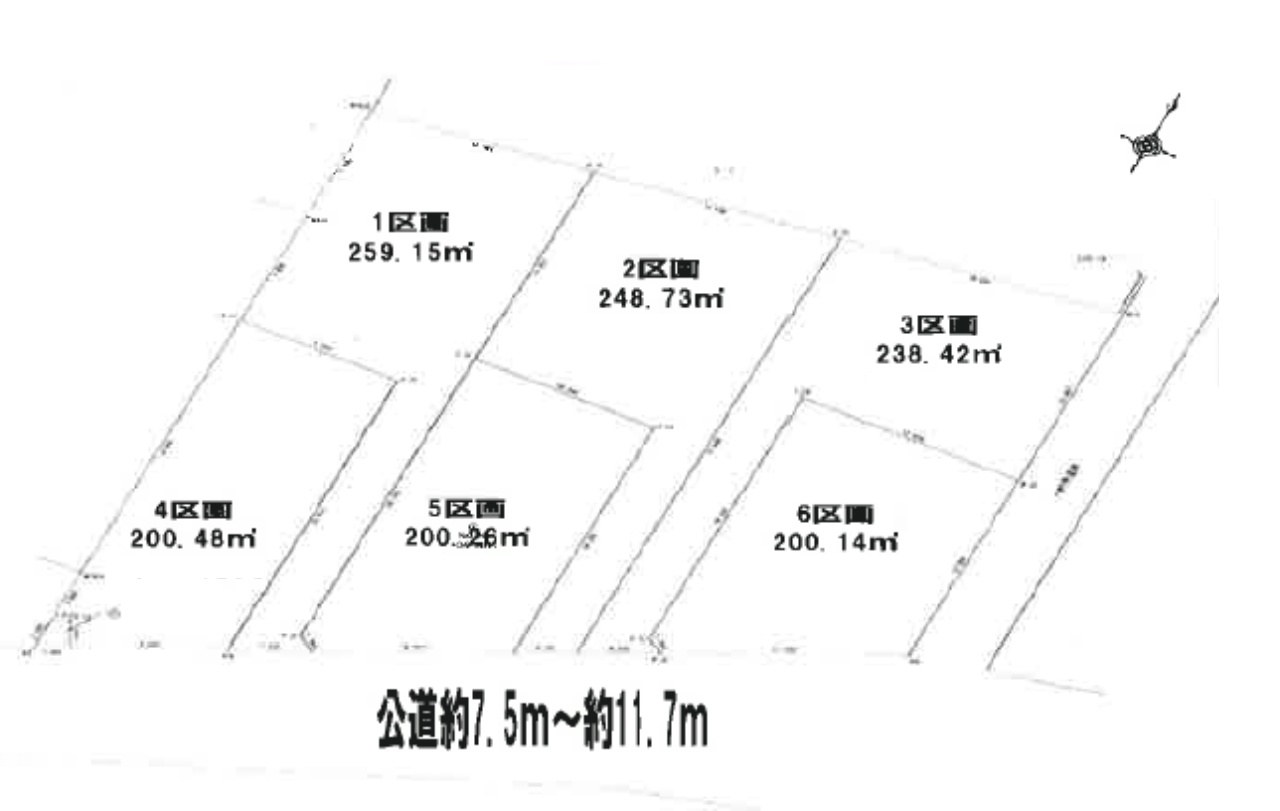 川越市天沼新田　建築条件無し売地　全６区画　仲介手数料無料土地！_画像3