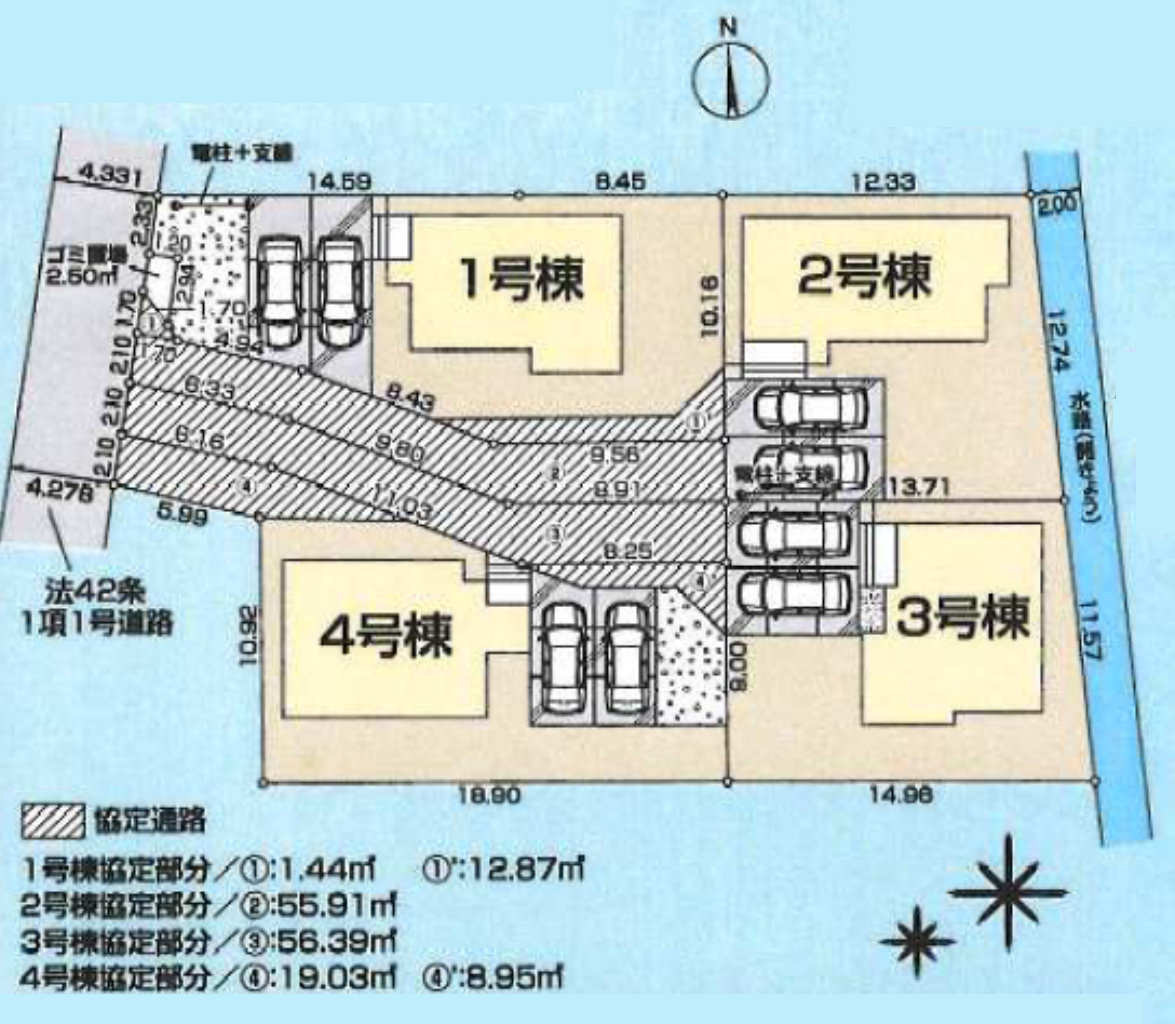 川越市古市場　新築一戸建て　全４棟現場　４号棟_画像3