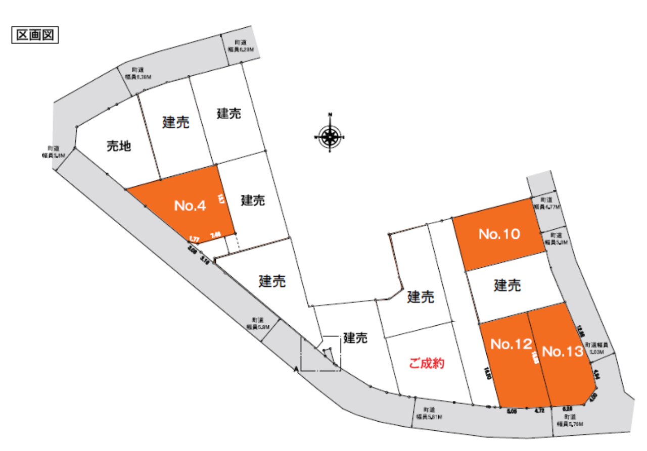 比企郡川島町下伊草　建築条件無し売地　全１３区画　仲介手数料無料土地！_画像3