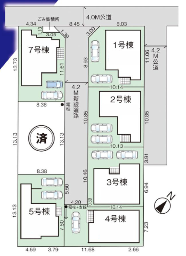 川越市岸町９期　新築一戸建て　全７棟現場　新築仲介手数料０円無料！_画像3