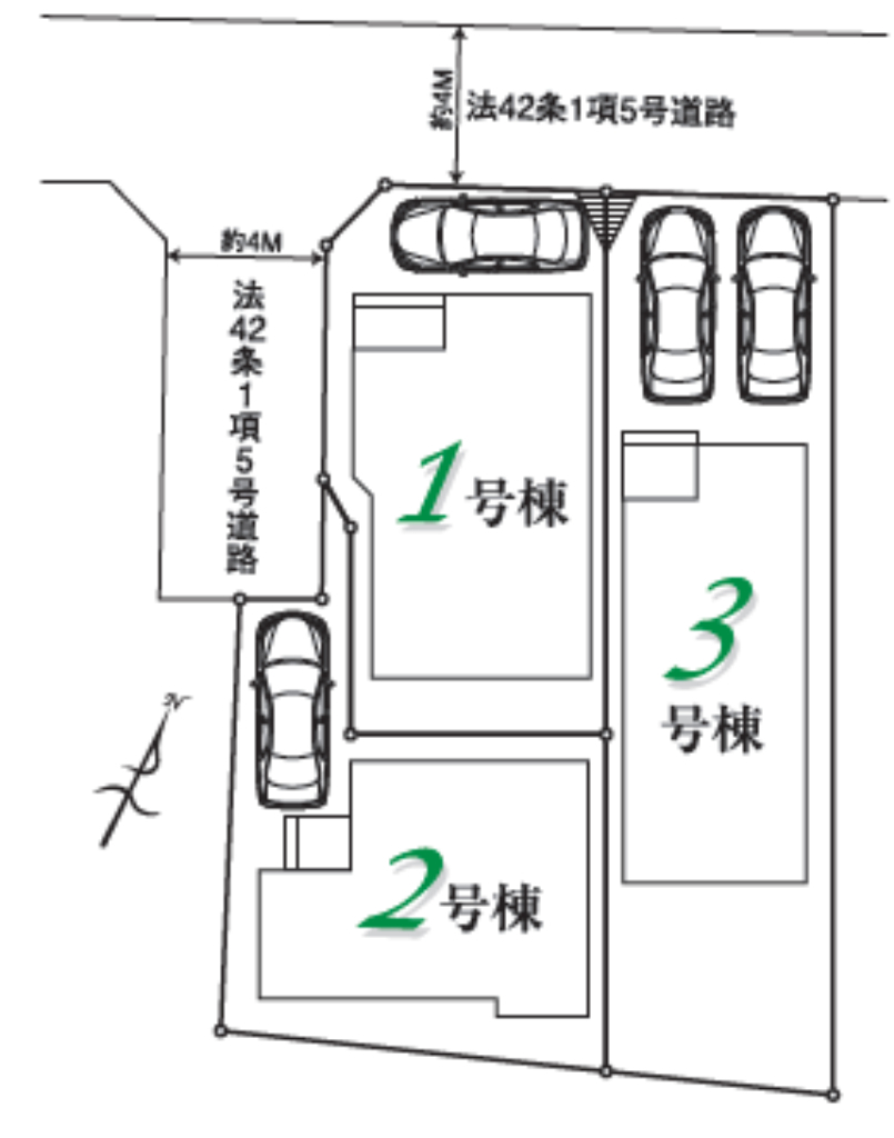 川越市岸町６期　新築一戸建て　全３棟現場　新築仲介手数料０円無料！_画像3