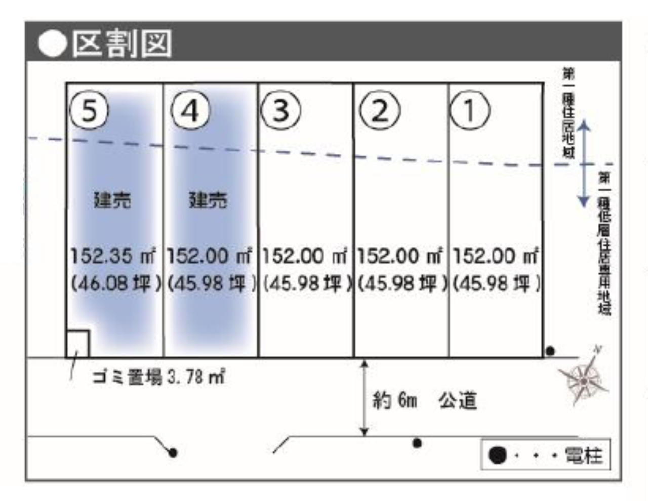 比企郡嵐山町むさし台１期　新築一戸建て　全５棟現場　新築仲介手数料0円無料！_画像3