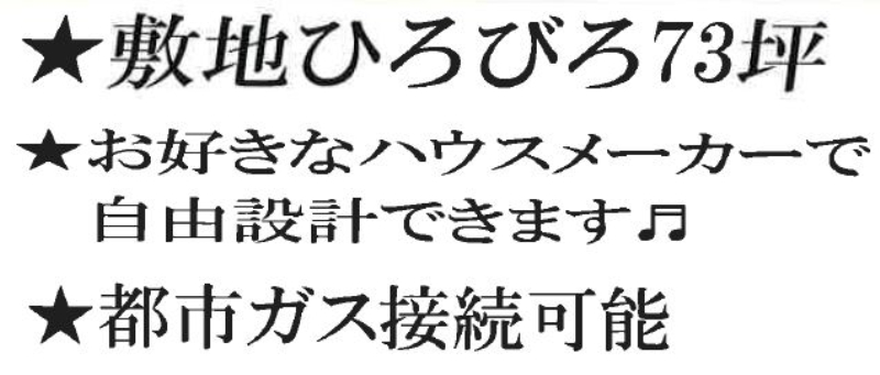 川越市古市場　建築条件無し売地　全２区画　仲介手数料無料土地！_画像4