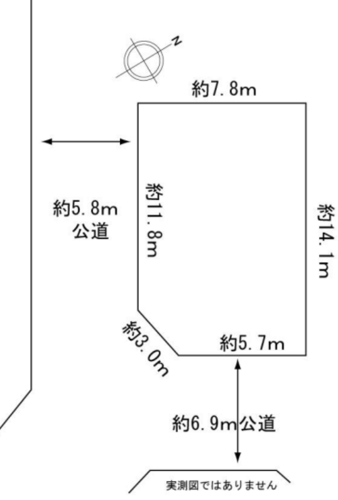 川越市川鶴１丁目　建築条件無し売地　全２区画_画像4