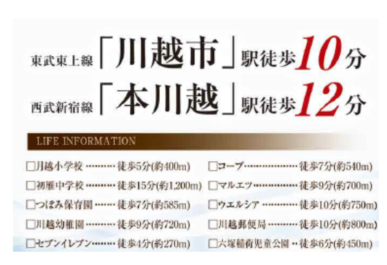 川越市末広町　新築分譲地　全２棟　仲介手数料無料_画像4