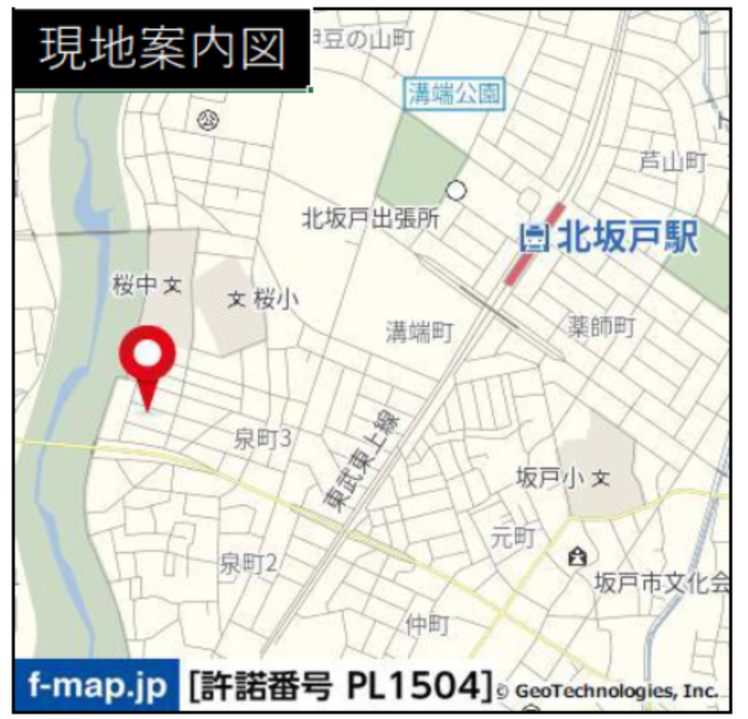 坂戸市泉町３丁目　建築条件無し売地　全２区画_画像5