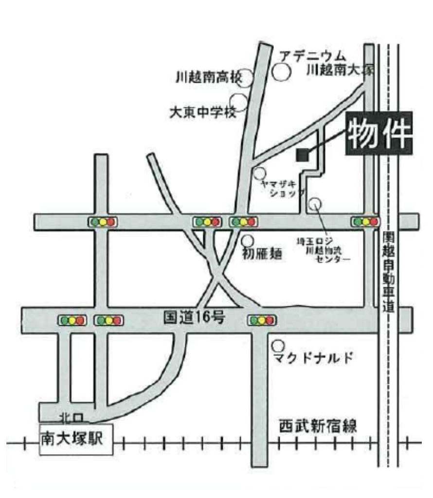 川越市南大塚１丁目　建築条件無し売地　全２区画_画像5